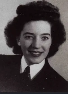 Ruby Somers at eighteen, in her Wrens uniform